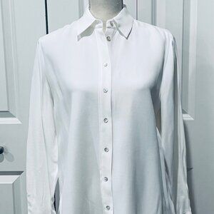 ELIE TAHARI WHITE BLOUSE-SMALL- TAGS ON